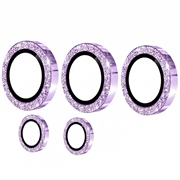 Samsung Galaxy S26 Ultra Hat Prince Glitter Kamera Linse Beskytter - Lilla