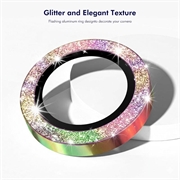 Samsung Galaxy Z Fold8 Hat Prince Glitter Kamera Linse Beskytter - Farverig
