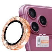 iPhone 18 Pro/18 Pro Max Hat Prince Glitter Kamera Linse Beskytter - Orange