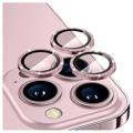Hat Prince Glitter iPhone 14 Pro/14 Pro Max Kamera Linse Beskytter - Pink