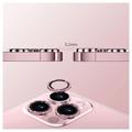 Hat Prince Glitter iPhone 14 Pro/14 Pro Max Kamera Linse Beskytter - Pink