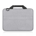 Haweel 14" MacBook taske med praktisk tilbehørs-rum og bærerem - Grå