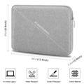 Haweel HWL7014 12.5"-13.5″ MacBook sleeve - Lysegrå