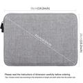 Haweel MacBook/Laptop op til 15" Shockproof sleeve/cover - Grå