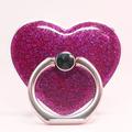 Hjerteformet Ring Holder til Smartphones - Hot Pink