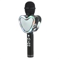 Hjerteformet Mikrofon med Bluetooth-højtaler Q5 - Sort