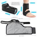 Opvarmet ankelbandage / elektrisk fodvarmer - 3000mAh - sort