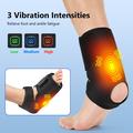 Opvarmet ankelbandage / elektrisk fodvarmer - 3000mAh - sort