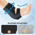 Opvarmet ankelbandage / elektrisk fodvarmer - 3000mAh - sort