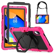 Lenovo Tab M11/Idea Tab Heavy Duty 360 Cover med Håndrem - Hot Pink