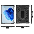 Microsoft Surface Pro 9 Heavy Duty 360 Cover med Håndrem - Sort