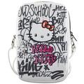 Hello Kitty Graffiti Kitty Head Smartphone Skuldertaske - Hvid