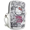 Hello Kitty Graffiti Kitty Head Smartphone Skuldertaske - Hvid