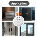 Dør-/vinduesalarm med høj følsomhed - 130dB glasbrudsdetektor med fjernbetjening