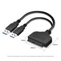 USB 3.0 til SATA adapter - til 2.5" HDD SSD - forbind SATA via USB