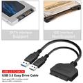 USB 3.0 til SATA adapter - til 2.5" HDD SSD - forbind SATA via USB