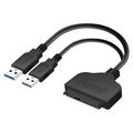 USB 3.0 til SATA adapter - til 2.5" HDD SSD - forbind SATA via USB