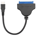 Højhastigheds USB-C til SATA 2.5" Kabeladapter - Sort