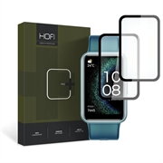 Huawei Watch Fit SE Hofi Hybrid Pro+ Skærmbeskyttelse Hærdet Glas - Sort Kant - 2 Stk.