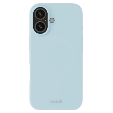 iPhone 16 Holdit Silikone Cover - Mineralblå