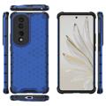 Honeycomb Armored Honor 70 Pro Hybrid Cover - Blå