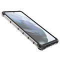 Honeycomb Armored Samsung Galaxy S21 FE 5G Hybrid Cover - Gennemsigtig