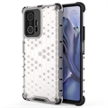 Xiaomi 11T/11T Pro Honeycomb Armored Hybrid Cover - Gennemsigtig