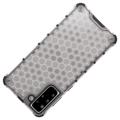 Honeycomb Armored Samsung Galaxy S22 5G Hybrid Cover - Gennemsigtig