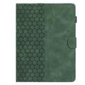 Honeycomb-mønstret universelt tablet-etui med kortholdere - 10" - Army Grøn