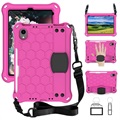 Honeycomb Series EVA iPad Mini (2021) Cover - Hot Pink