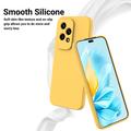 Honor 200 Lite Liquid Silikone Cover med Strop - Gul