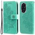 Honor 200 Mandala Series Etui med Pung - Grøn