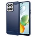 Honor 200 Smart/X7c 4G/5G Børstet TPU Cover - Karbonfiber