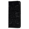 Honor 400 Lite Mandala Series Etui med Pung - Sort