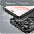 Honor 400 Pro Børstet TPU Cover - Karbonfiber - Sort