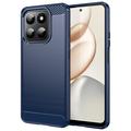 Honor 400 Smart/X7d 4G Børstet TPU Cover - Karbonfiber