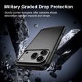 Honor 600/600 Pro Børstet TPU Cover - Karbonfiber - Sort