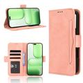 Honor 600 Lite Kortholder Pung Etui - Pink