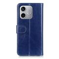 Honor 600 Lite Pung Etui med Stativ - blå
