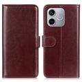 Honor 600 Lite Pung Etui med Stativ - Brun