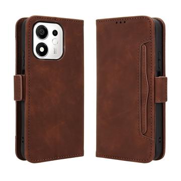 Honor 600 Smart Kortholder Pung Etui - Brun