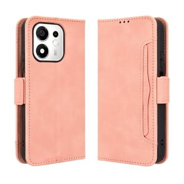 Honor 600 Smart Kortholder Pung Etui - Pink