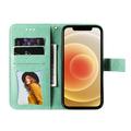 Honor 600 Smart Mandala Etui med Pung med håndledsrem - mintgrøn