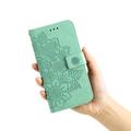 Honor 600 Smart Mandala Etui med Pung med håndledsrem - mintgrøn