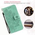 Honor 600 Smart Mandala Etui med Pung med håndledsrem - mintgrøn