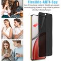 Honor 600 Smart Privacy Full Cover Skærmbeskytter Hærdet Glas - Sort Kant