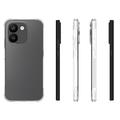 Honor 600 Smart Stødsikkert Silikone Cover - Gennemsigtig