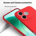 Honor 600e/600 Lite/X80i Flydende silikone cover med håndrem - Rød