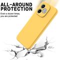 Honor 600e/600 Lite/X80i Flydende silikone cover med håndrem - Gul