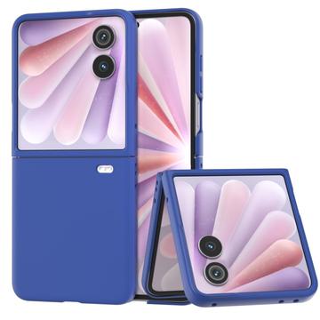 Honor Magic V Flip 2 Gummibelagt Plastik Cover - Blå